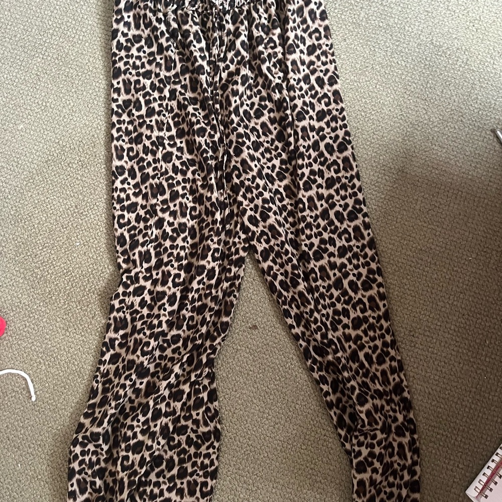 Nasty Gal Animal Print Trousers